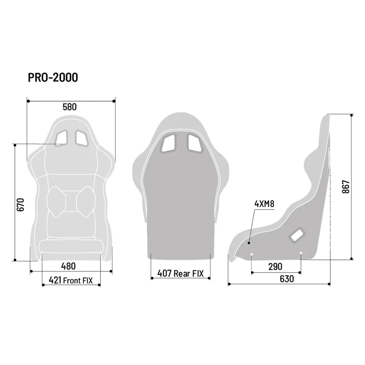 SPARCO PRO 2000 QRT SEAT
