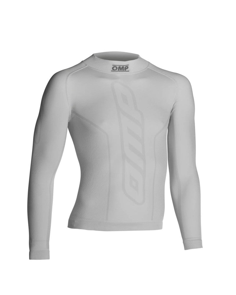 OMP KS TOP KARTING LONG SLEEVES - WHITE