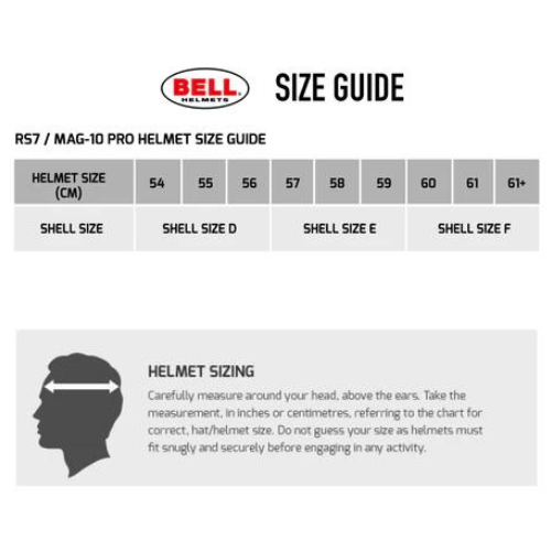 BELL MAG-10 RALLY PRO WHITE