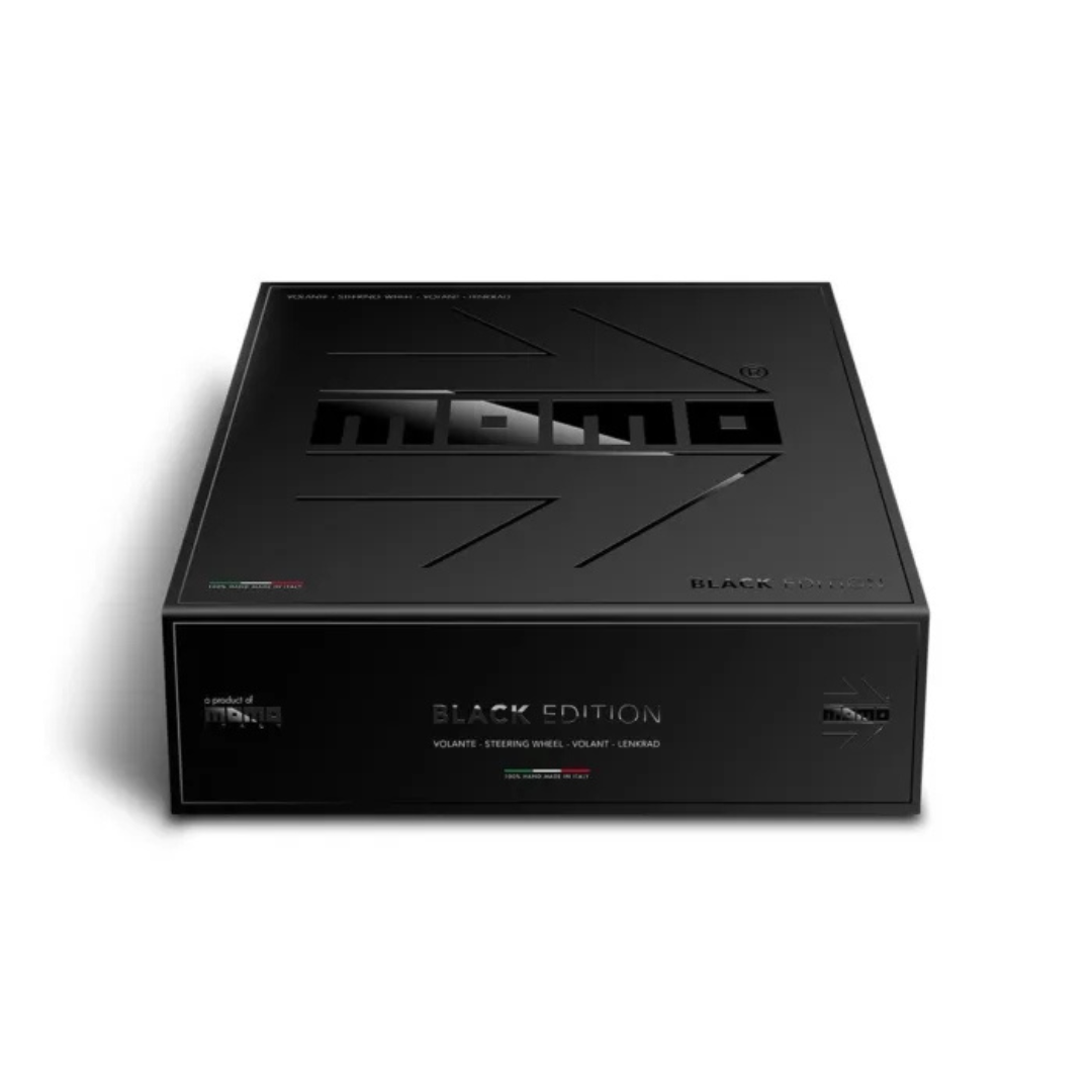 MOMO MOD.07 BLACK EDITION 350MM SUEDE STEERING WHEEL