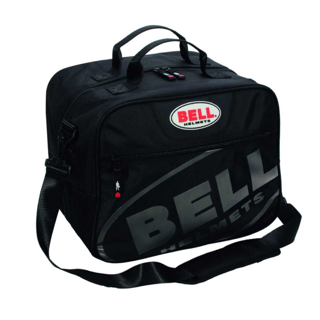 Black Bell helmet carry bag for motorsport helmets and accessories