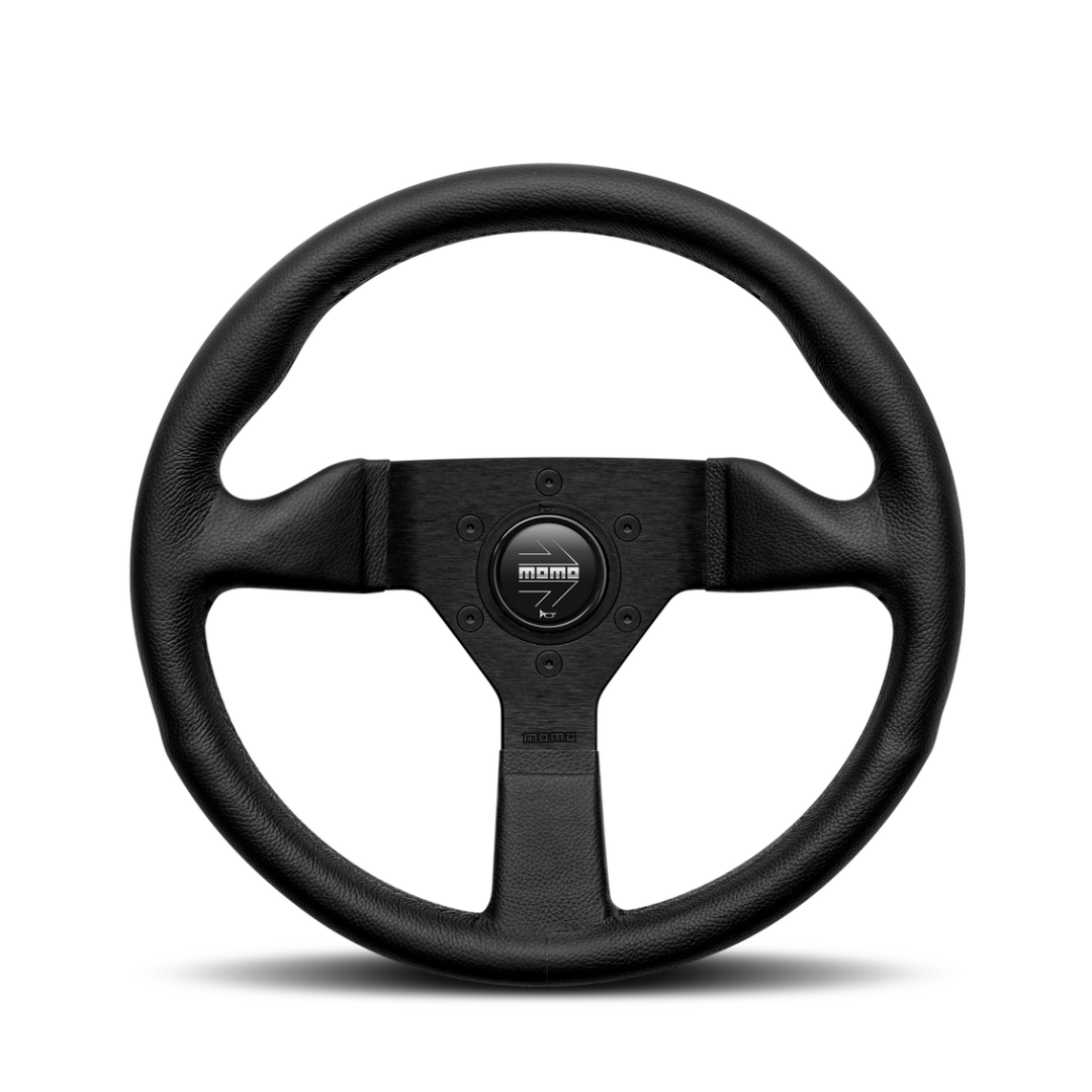 MOMO MONTECARLO 320MM LEATHER STEERING WHEEL