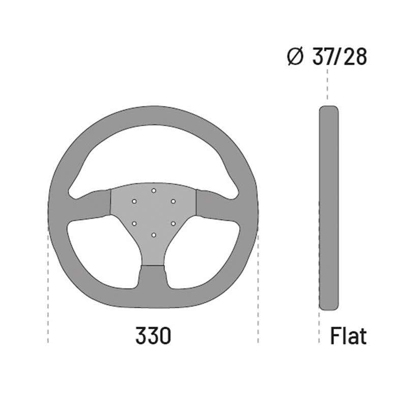 SPARCO L360 SUEDE STEERING WHEEL
