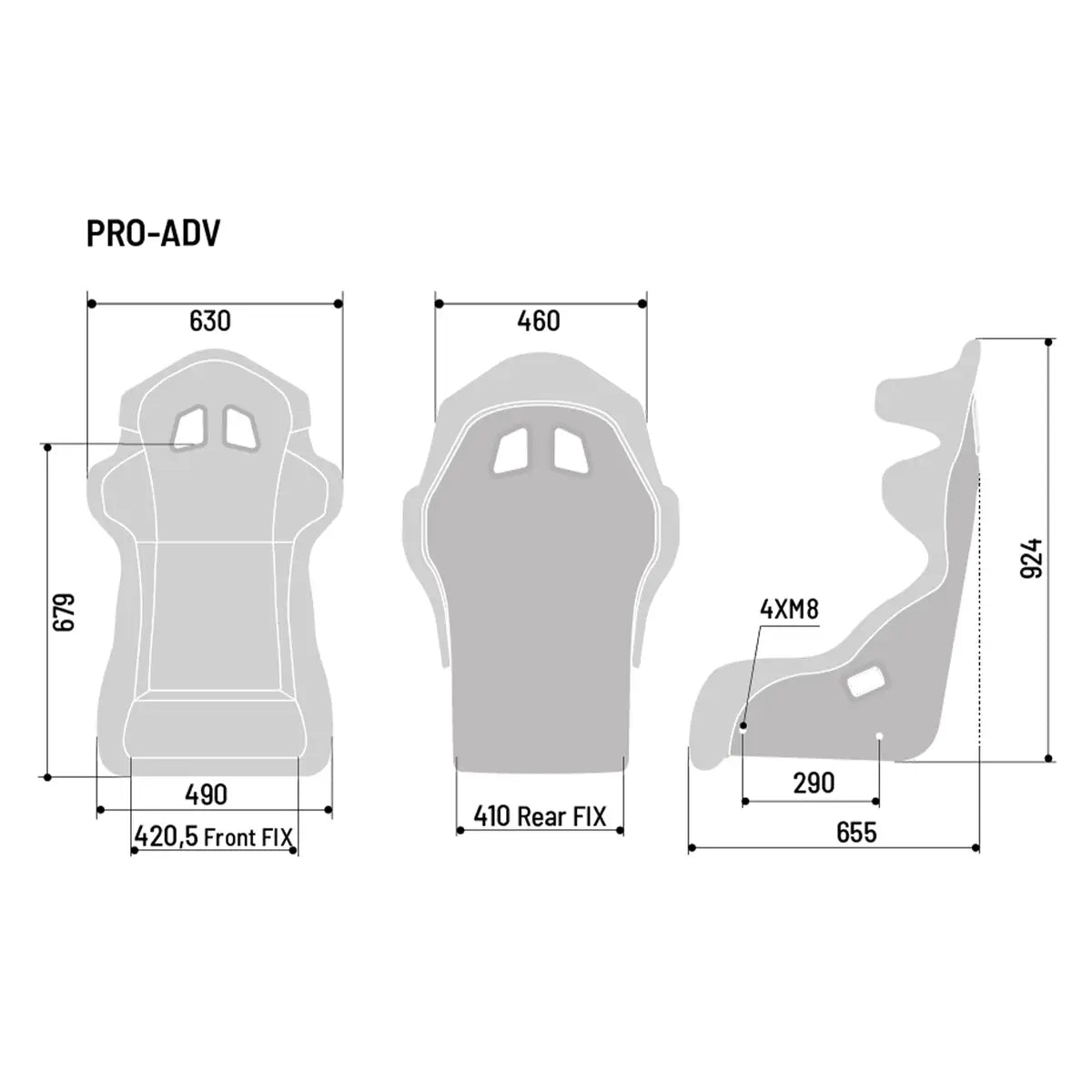 SPARCO PRO ADV QRT SEAT