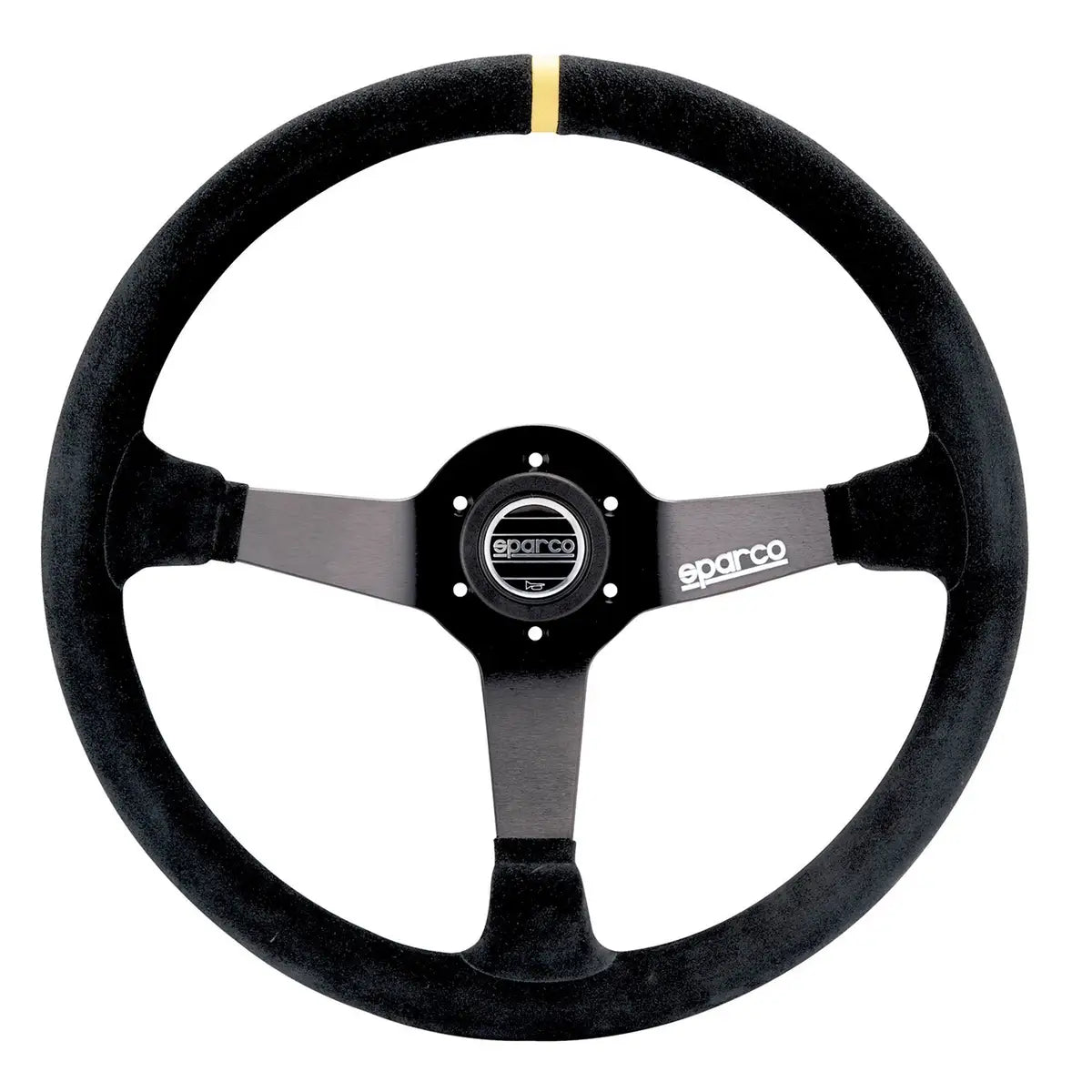 SPARCO R368 DISHED SUEDE STEERING WHEEL