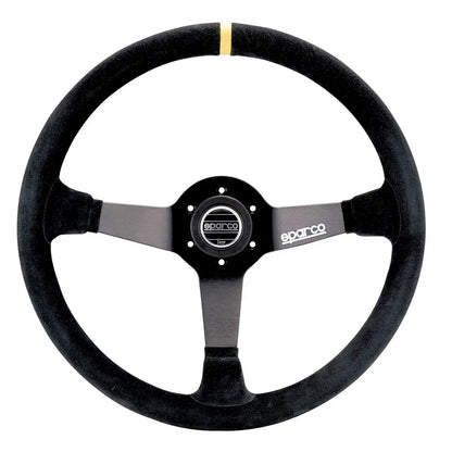 SPARCO R368 DISHED SUEDE STEERING WHEEL