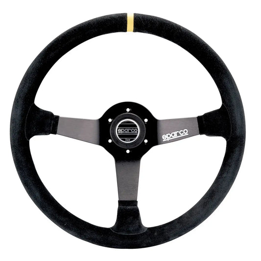 SPARCO R368 DISHED SUEDE STEERING WHEEL