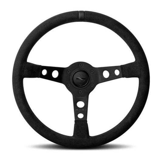 MOMO MOD.07 BLACK EDITION 350MM SUEDE STEERING WHEEL