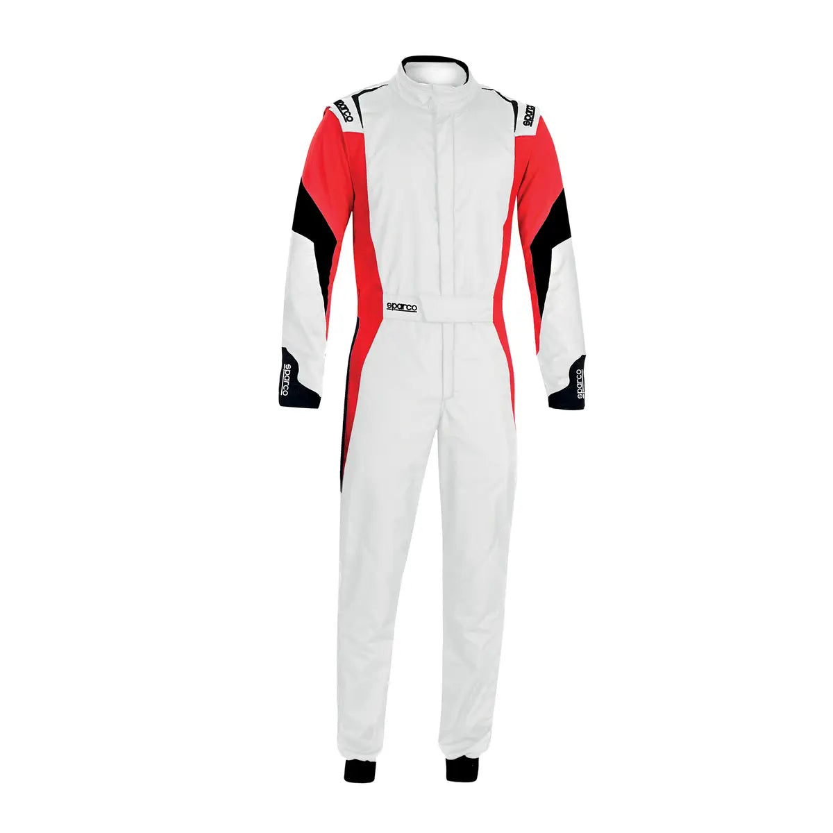 SPARCO COMPETITION R567 SUIT WHITE RED BLACK