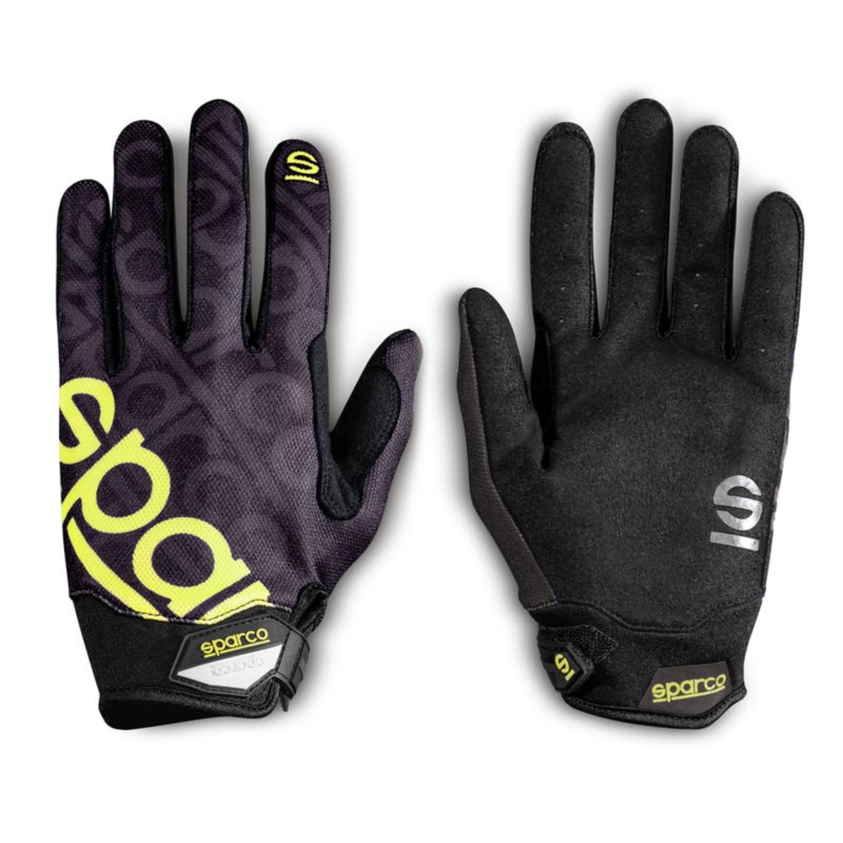 Sparco Meca-3 Mechanic Gloves - Black Yellow