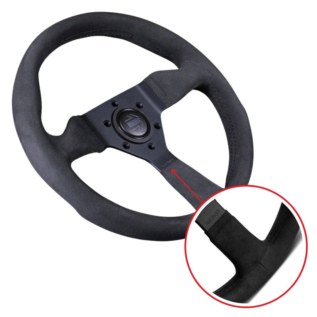 MOMO MONTECARLO 350MM  ALCANTARA STEERING WHEEL