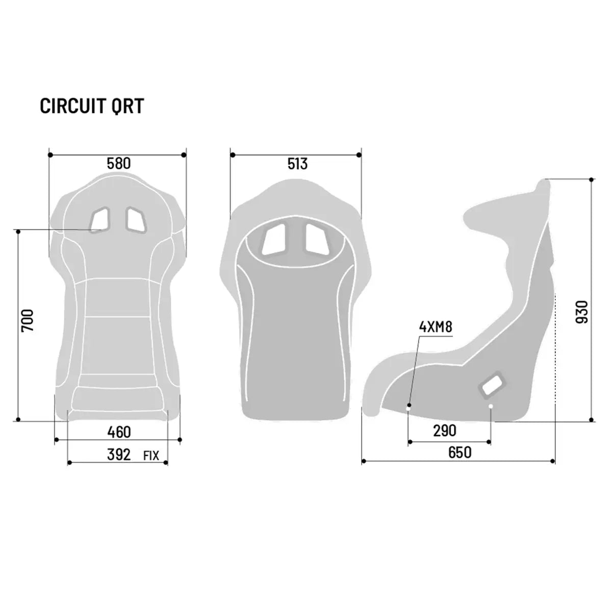 SPARCO CIRCUIT QRT SEAT