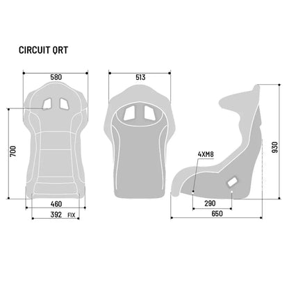 SPARCO CIRCUIT QRT SEAT