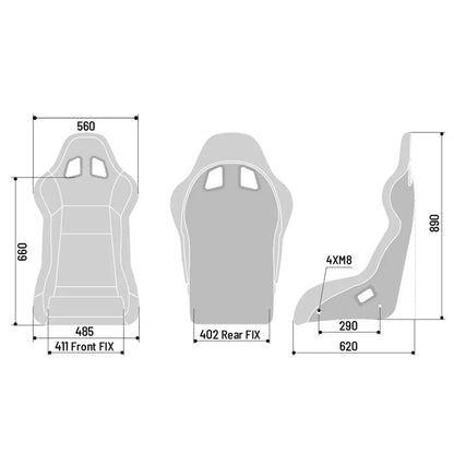 SPARCO EVO QRT SEAT