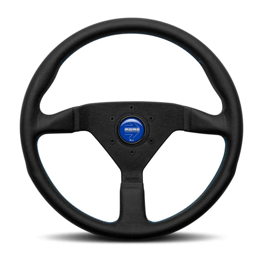 MOMO MONTECARLO 350MM LEATHER STEERING WHEEL