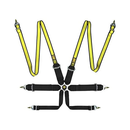 OMP First 3" 6PT Pull Up Harness