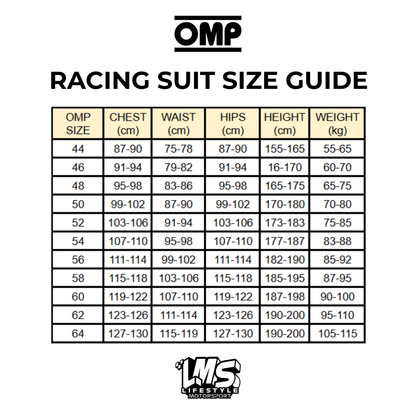 OMP SPORT RACE SUIT