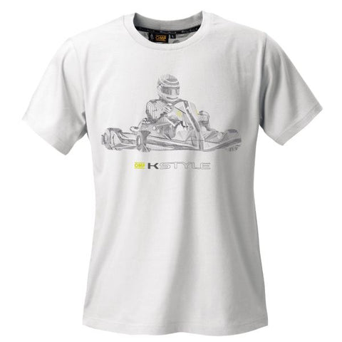 OMP KART T-SHIRT WHITE