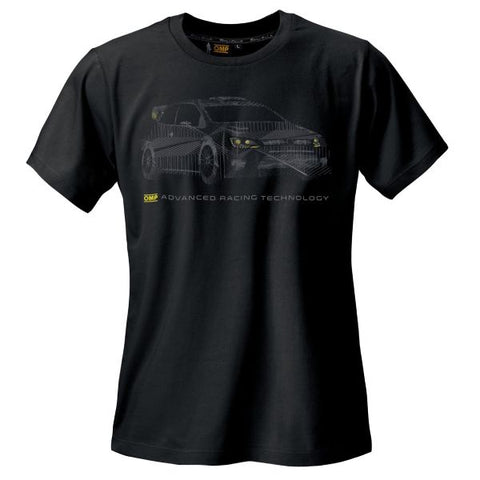 OMP RALLY BLACK T-SHIRT