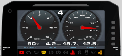 AiM MXP 1.3 [COMPACT DASH LOGGER 6" TFT DISPLAY]