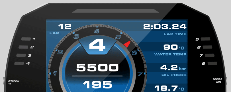 AiM MXG 1.3 STRADA [7"] DASH & DATA LOGGER
